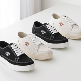 [GIRLS GOOB] Mate Unisex Casual Comfort Sneakers, Classic Fashion Shoes, Canvas - Made in KOREA
